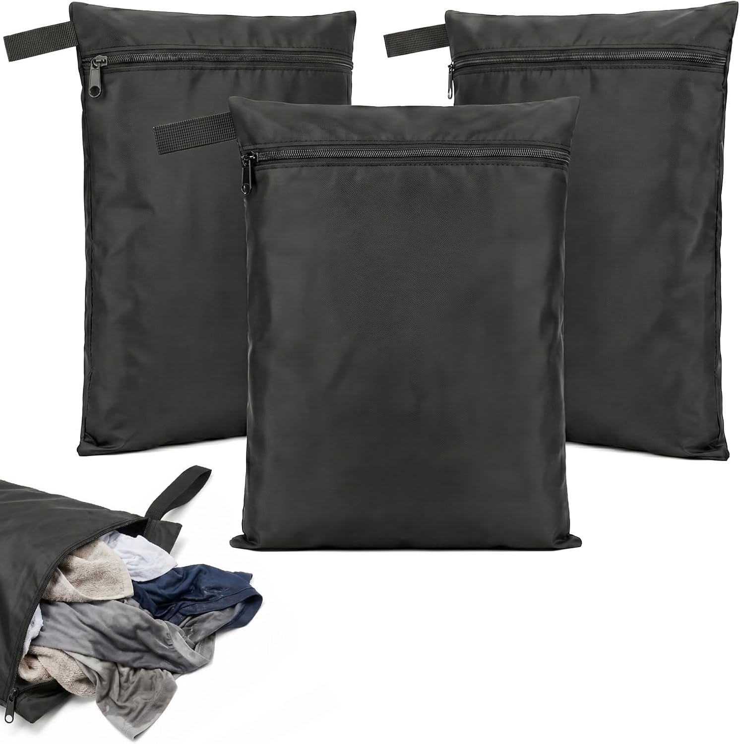 Natte tas, 3 stuks, waterdichte wetbag, zwemspullen