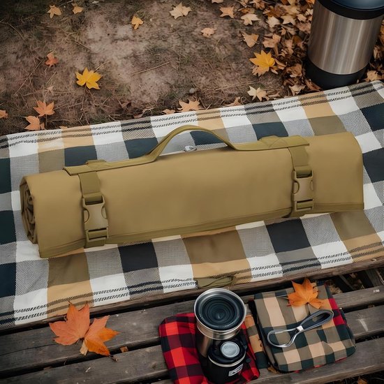 Opvouwbare matras, groot, waterdicht, opvouwbaar, voor kinderen, auto, camper, huis, trekking, wandelen, tent, hangmat, vloer, , winter, zomer — afbeelding 3