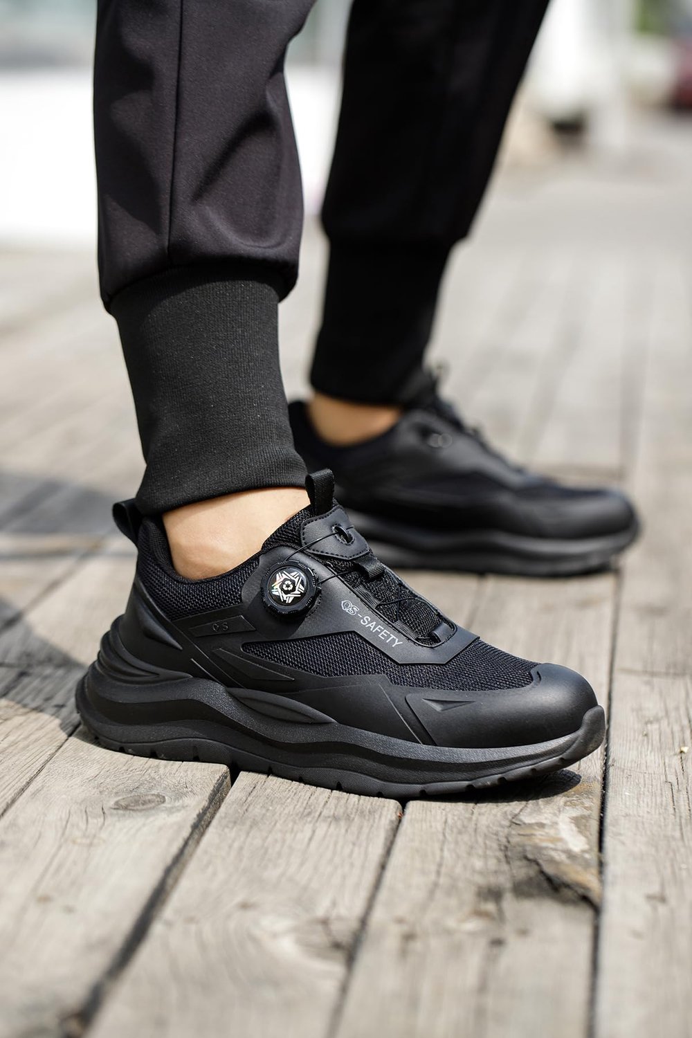 ZEPYFXIT Veiligheidsschoenen met Stalen Neus voor Heren en Dames Lichtgewicht Ademende Werkschoenen met Antislip Zool - ShopVlot