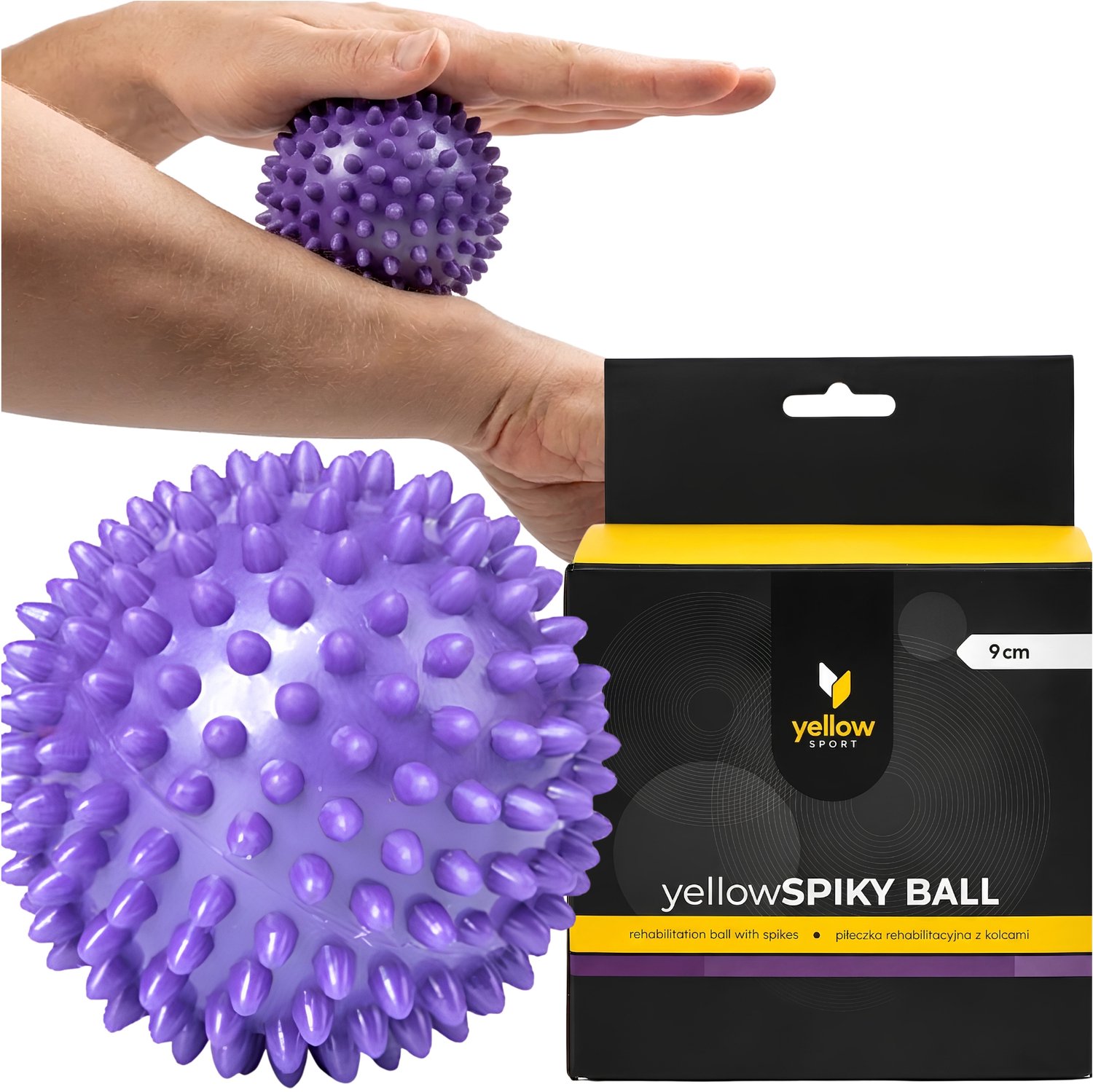 Sensory Bal met Prikkels voor Massage - 9 cm PVC