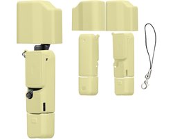 kwmobile Siliconen Hoes voor DJI Osmo Pocket 4P - Antislip Siliconen Cover Voor Action Cam - geel