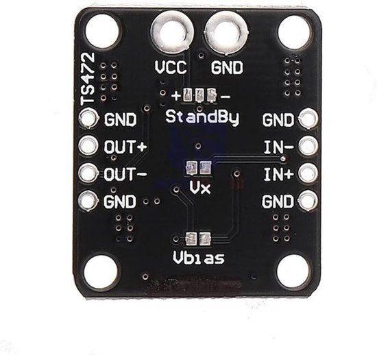 Versterkermodule - Microfoonpreamplifier - Audio opnemen - Laag ruisniveau - 4x4mm - Niet gespecificeerd