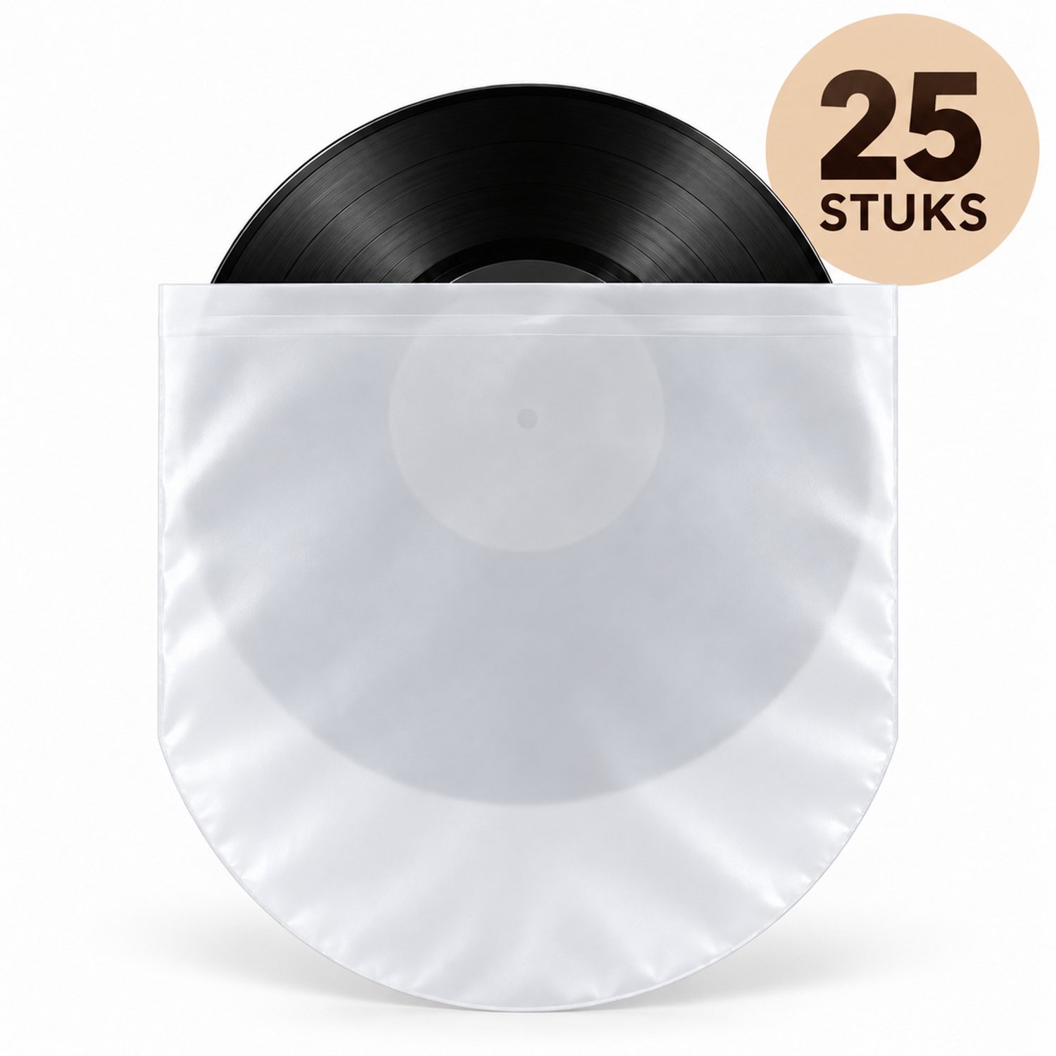 LP Binnenhoezen - 25 Stuks - 150 micron -Vinleycare- Lp Beschermhoezen - Lp Hoezen Plastic - Lp Hoezen Binnenhoes Vinly