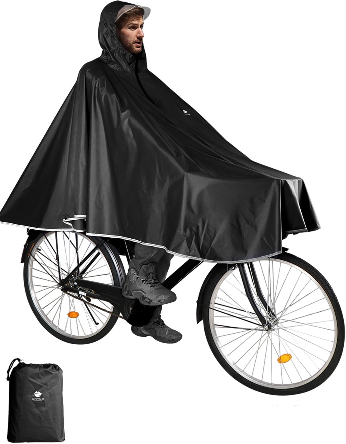 Famanu - Waterdichte fietscapes - Bescherming tegen regen - Licht en compact - Divers 1 stuk