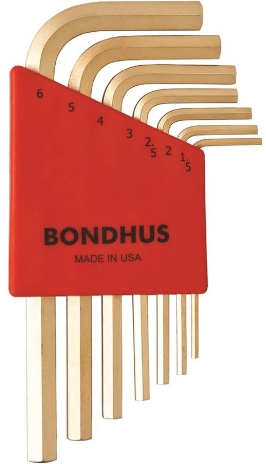 Inbussleutelset - L-sleutelset - Voor klussen - 7-delig - Compact - 1-6 mm