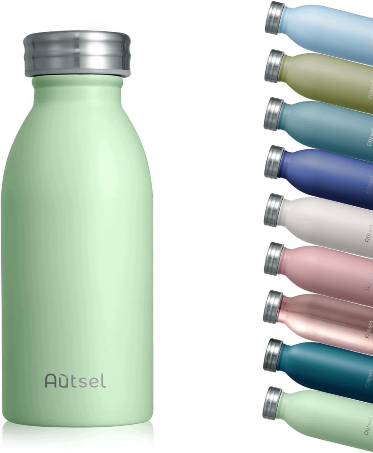 Geïsoleerde Waterfles 350ml - RVS, Vacuüm, Dubbelwandig