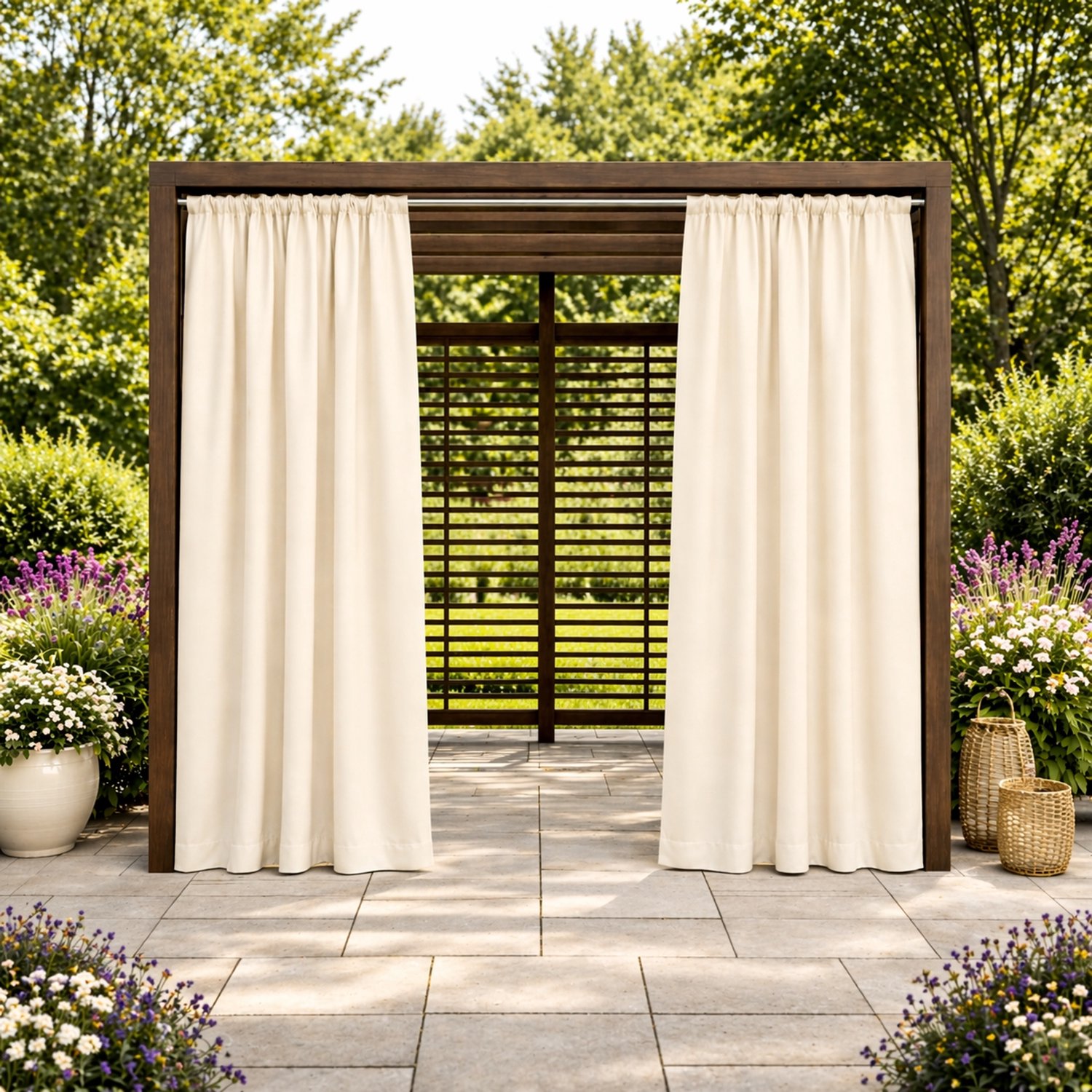 Waterdicht Tuindoek 155x200 cm voor Terras, Balkon & Pergola - Beige