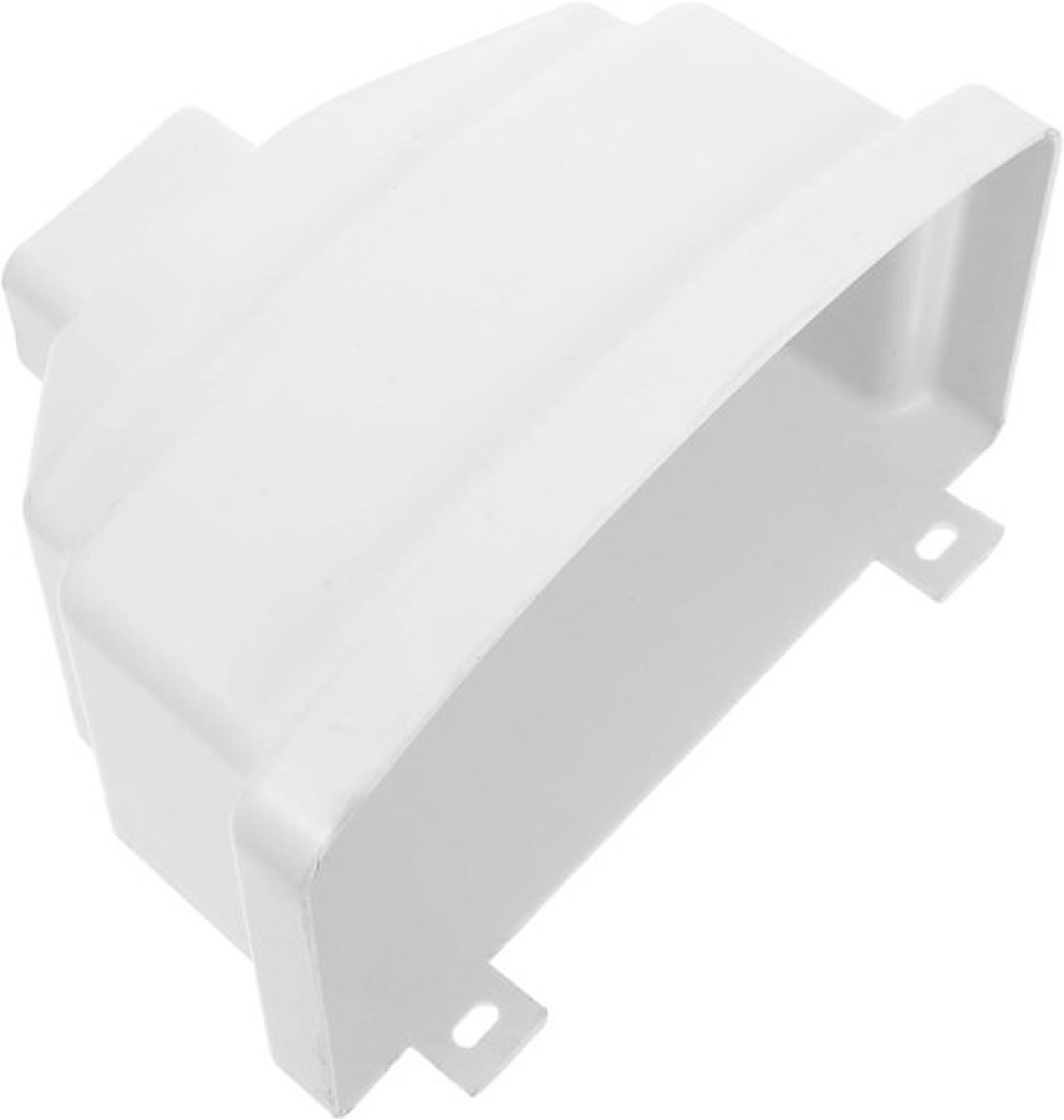 Regenwaterafvoer - Goot­aansluiting - Efficiënte waterafvoer - Modern vierkant design - 275 x 21 x 17 cm - Wit