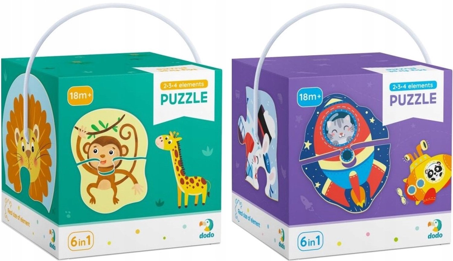 2-3-4 Stukjes Puzzel Set 2 - Educatief Speelgoed voor Kinderen