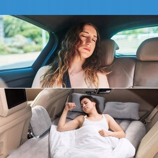 Luchtbed Auto Achterbank - Comfortabel en Draagbaar Reiskussen — afbeelding 3