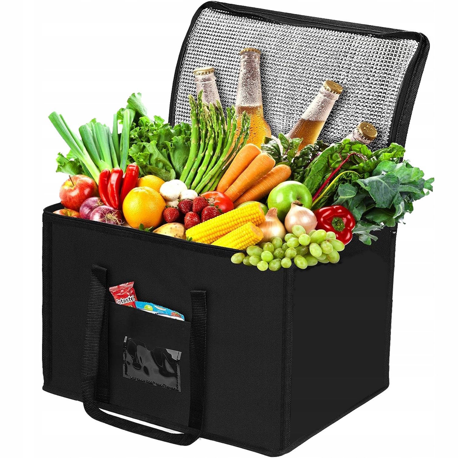 Grote Thermos Tas 40L - Picnic, Boodschappen, Camping - Opvouwbaar & Duurzaam