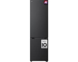 LG - GBBS322CEV- 465L - Koel-vriescombinatie - Essence Zwart Staal- Smart Technology - ThinQ (WiFi)