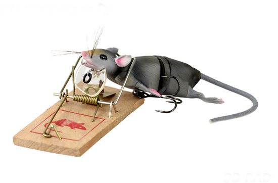 Savage Gear 3D Rad Rat Vliegende Kunstaas 30cm 86g Bruin — afbeelding 5