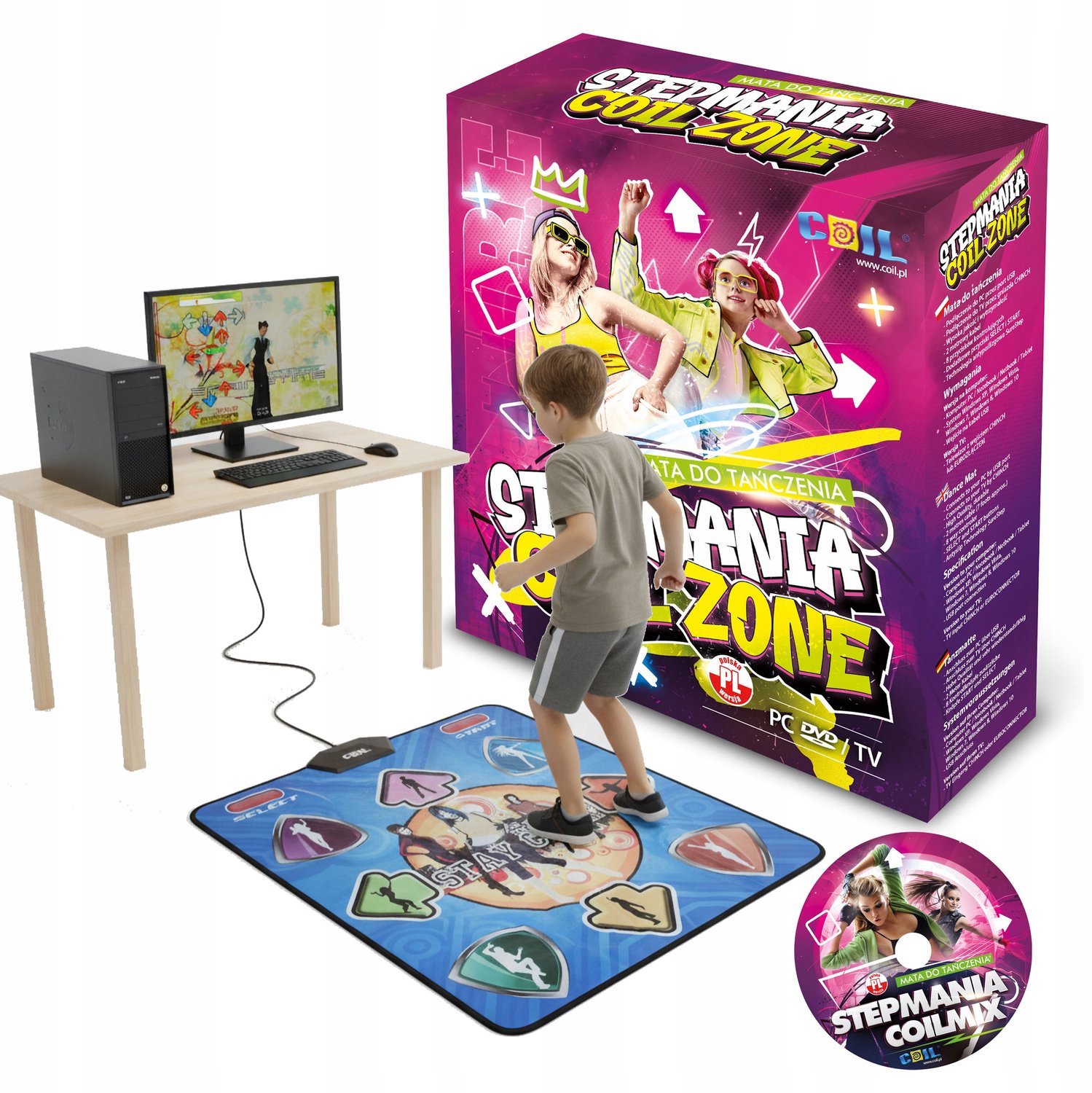 Dansmat PC HD met Spel - Interactief Dansspel voor Kinderen