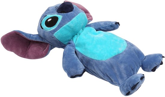 DISNEY Stitch Rubberen kruik met ZACHTE pluche hoes, GROOT! waterwarmer in hoes, Knuffel 750 ml — afbeelding 5