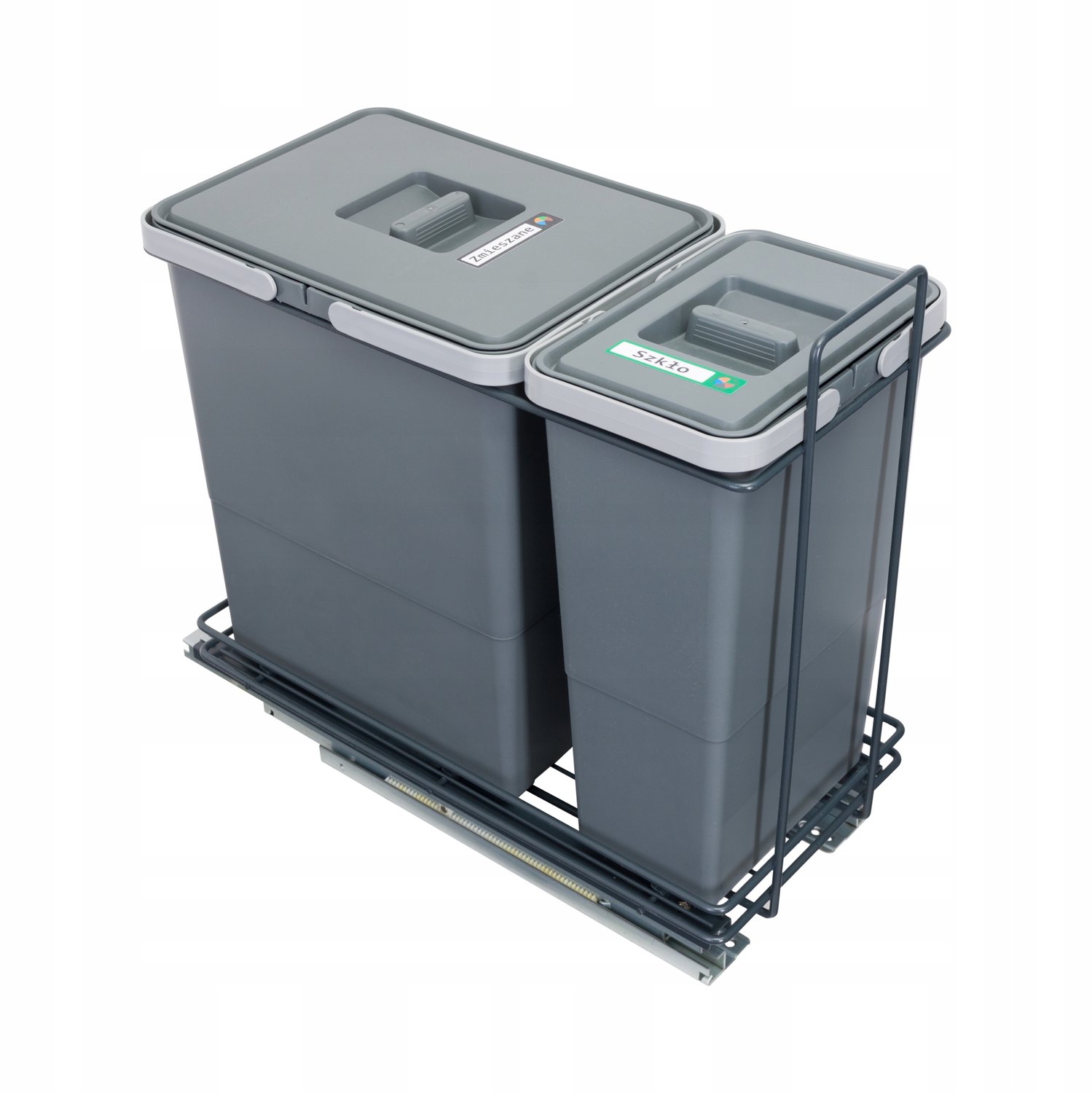 EcoCube Afvalscheider 30cm Keuken - 26L (18L+8L) - Zachtsluitend