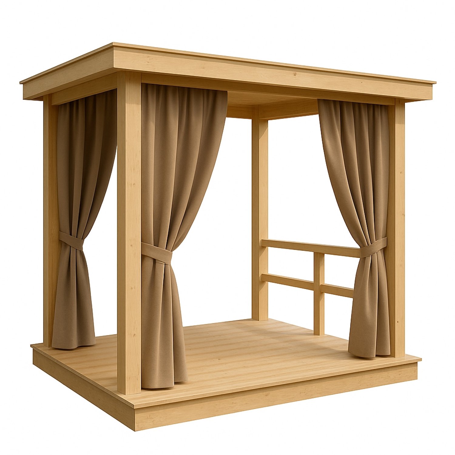 Waterdicht Terrasgordijn Beige 150x200 cm - Bescherming voor Tuinhuis & Balkon