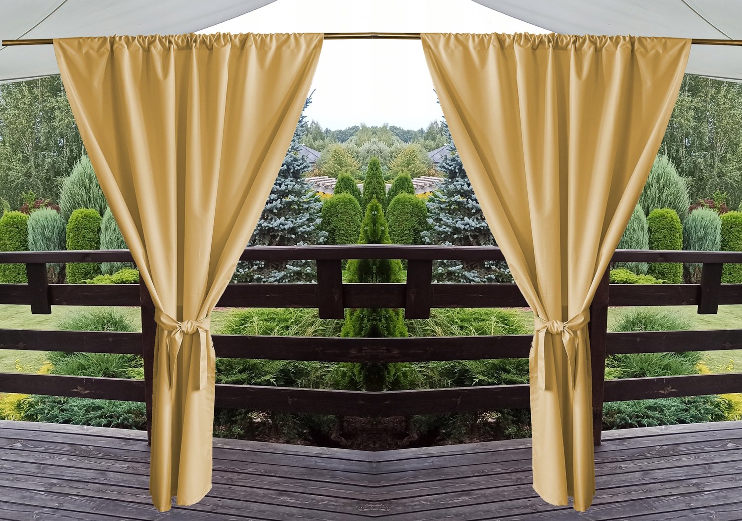 Waterdicht Tuindoek voor Paviljoen/Terras - Beige 155x200 cm