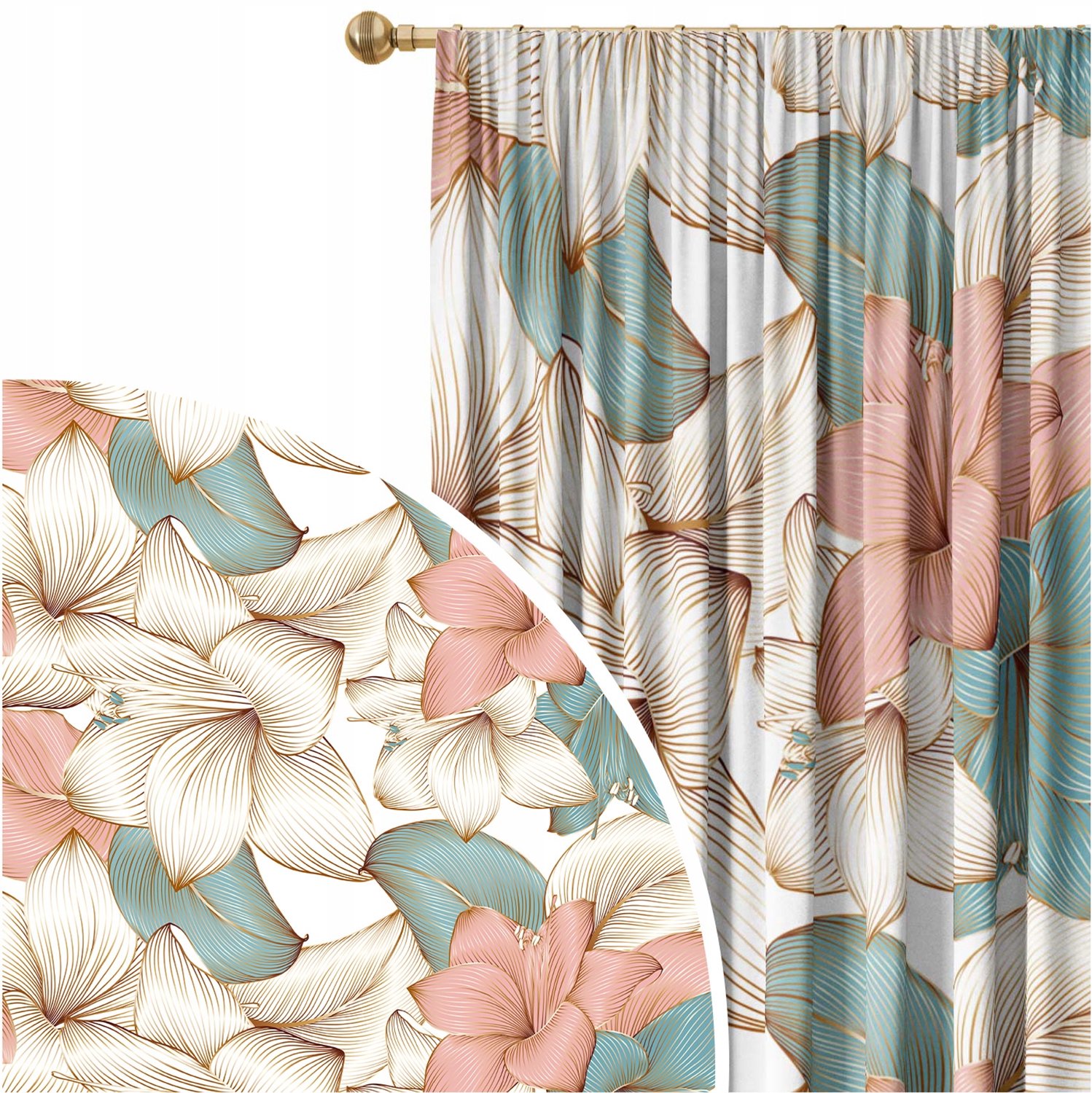 Kant-en-klare Gordijn 140x230cm met Plissintape - Soovi Home