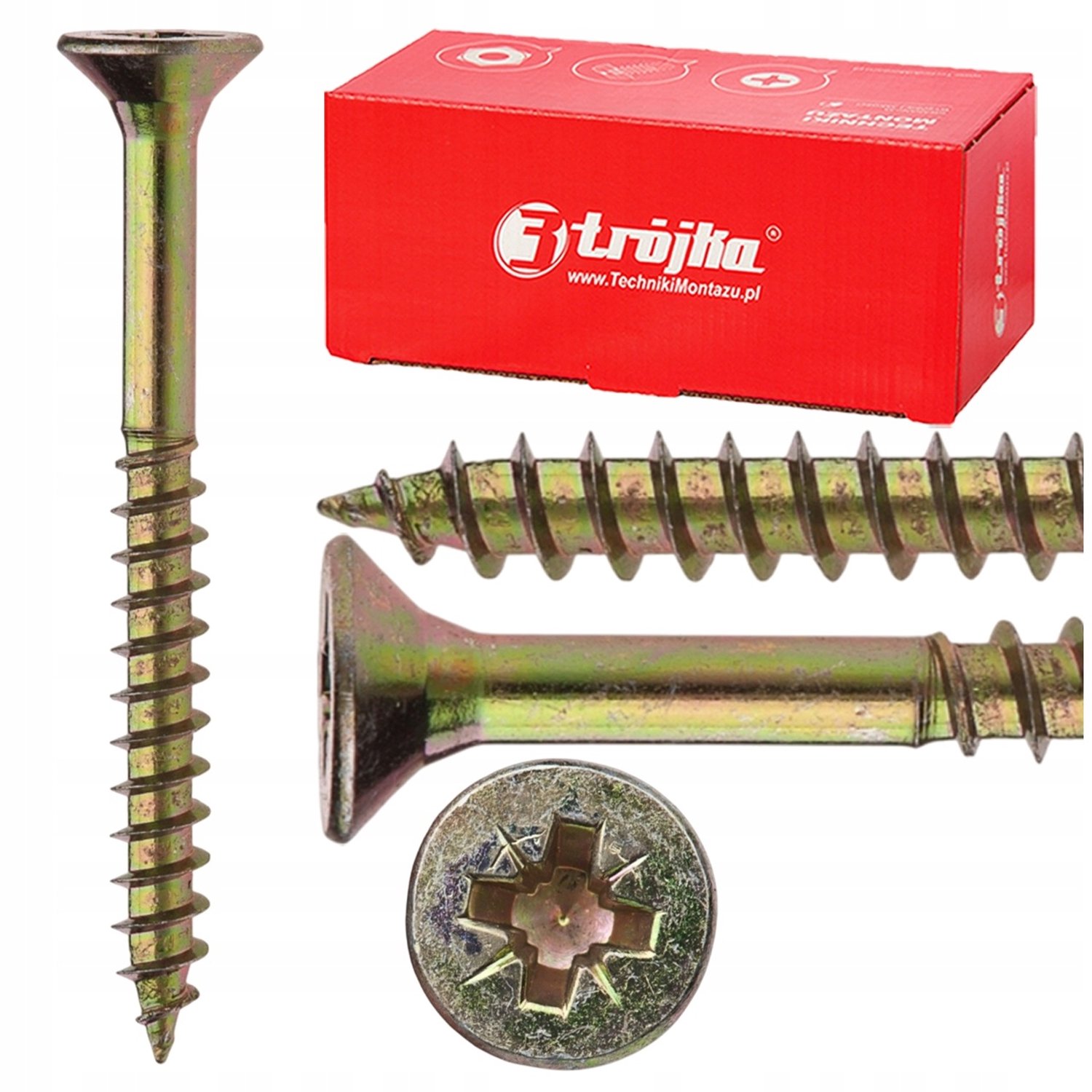 Geharde Schroeven 6x60 mm Verzinkt - 5kg Pakket