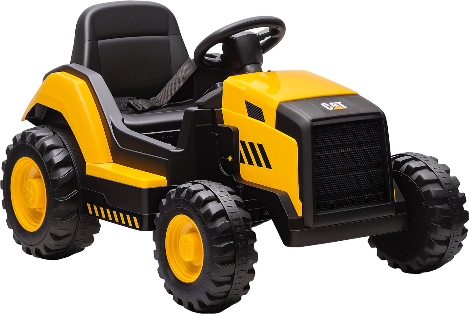 Playon Kinder-Baufahrzeug - Met afstandsbediening, Bluetooth en muziekfunctie - 100 x 63 x 56 cm - Gelb