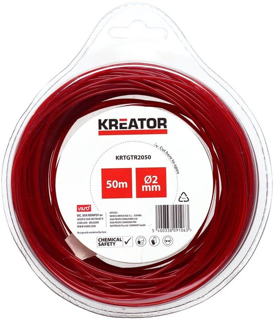 Kreator Trimmerdraad KRTGTR2050 - Rond - 2mm - 50m van Merkloos	 — afbeelding 2
