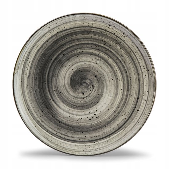 Kera Keramiek Plat Dinerbord Grijs 24,5 cm