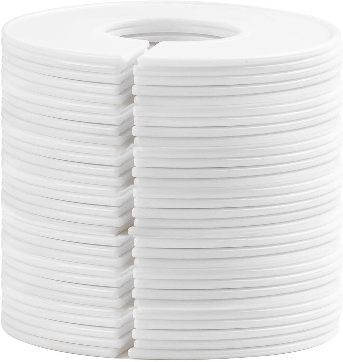 Kledingkastverdelers voor babykleding - Set van 30 stuks - Voor kledingorganisatie - Wit
