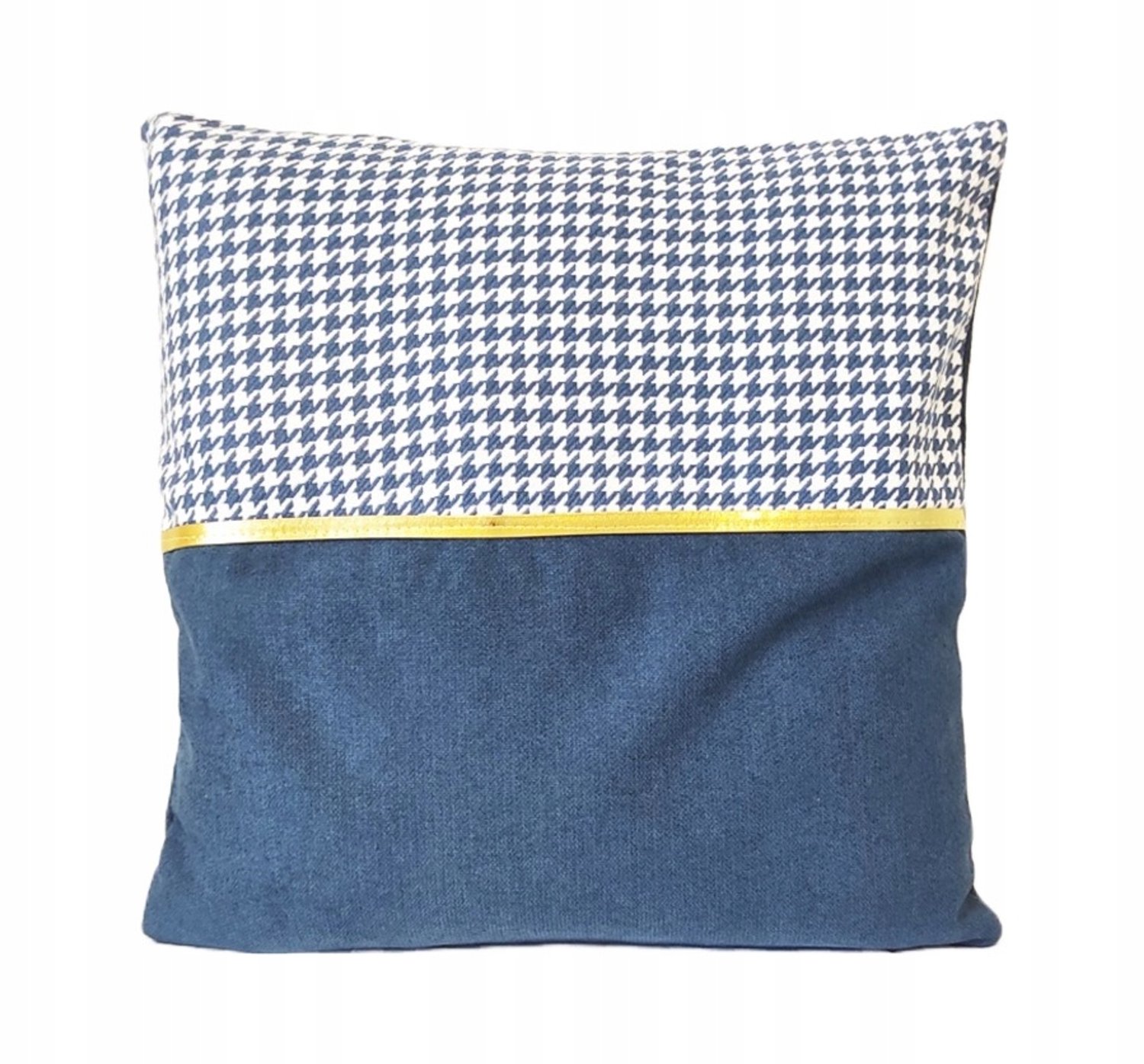 Decoratieve Kussenhoes 45x45 cm Pepita Marineblauw