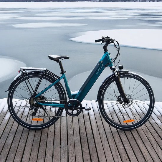 Fiido C11 - Smaragdblauw - 499Wh - Elektrische Stadsfiets — afbeelding 3