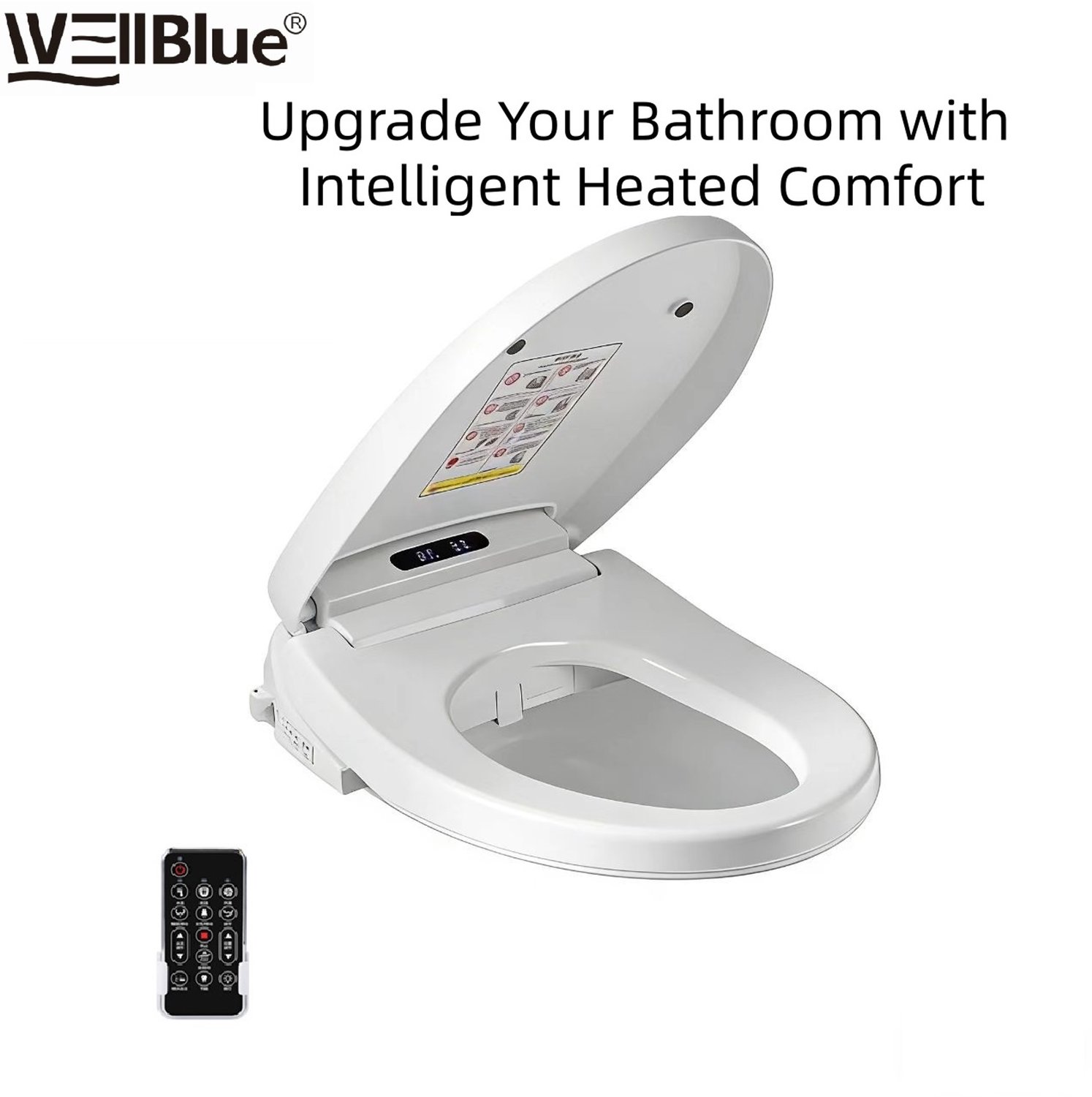 Mura Logistiek Wc Bril - Bidet - Toiletbril - Japans Toilet - Verwarmde Zitting - Instelbare Watertemperatuur - Incl Afstandsbedie