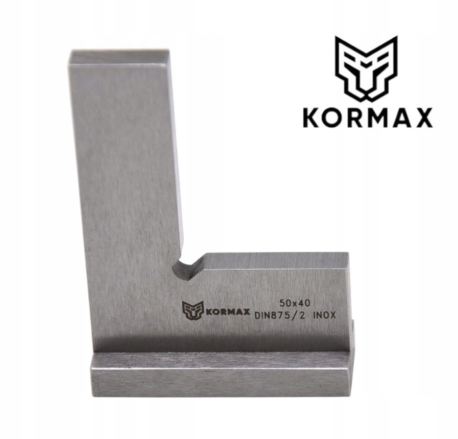 Kwaliteit Hoekijzer 50x40mm RVS met Voet - DIN875/2