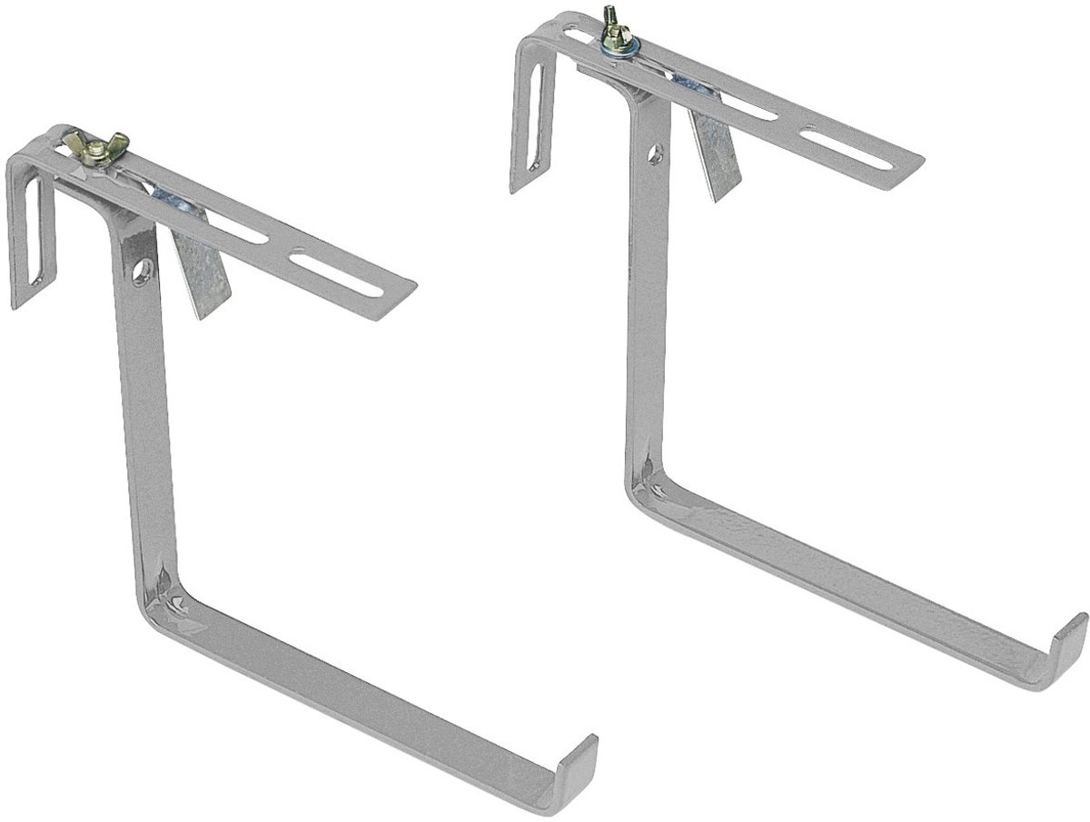 Poetic bloembakhouder Basic aluminiumkleurig - set van 2