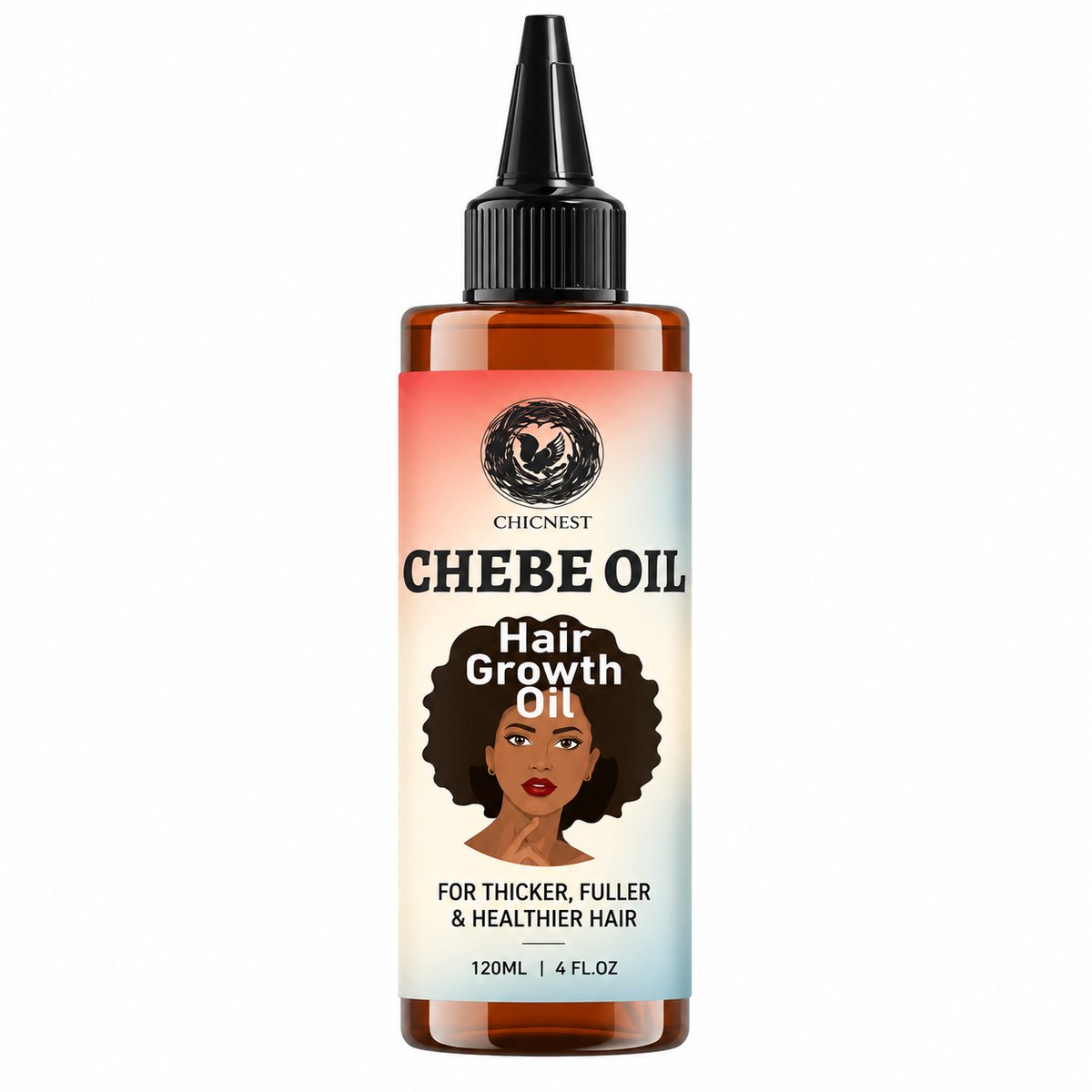 Chebe Olie – 100% Pure Chebe Oil – Haarolie – Voor Sterker & Voller Haar – 120 ml