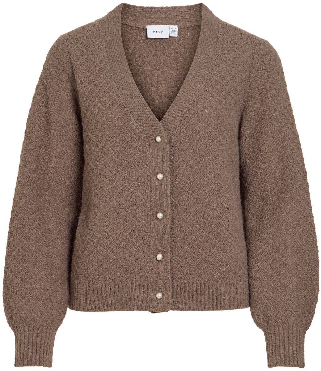 VILA gebreid vest VITULI V-hals