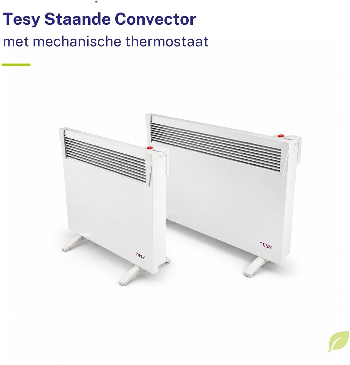 Durensa®- Tesy - convector - elektrische verwarming - 2500 W - met voetsteunen