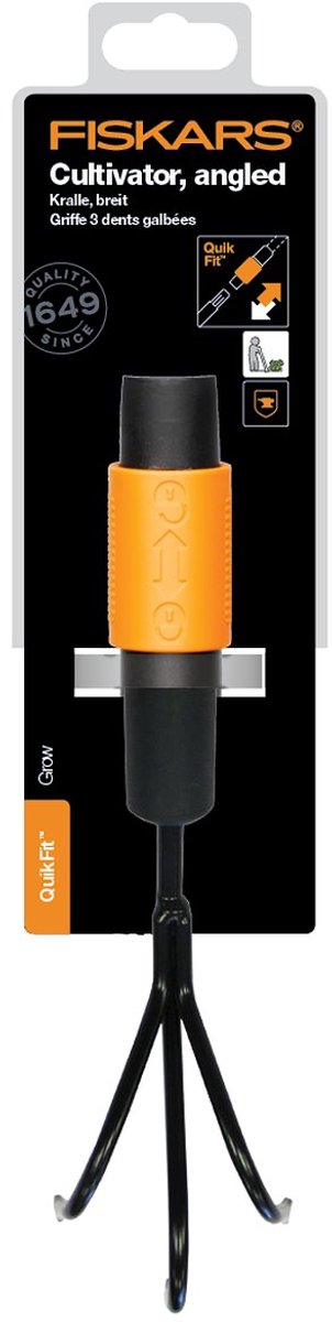 Fiskars QuikFit Cultivator - Handkrabber - Krabber voor bewerken en beluchten van plantbedden van Fiskars — afbeelding 3