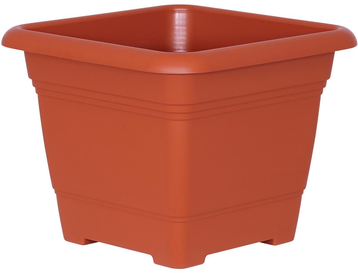 Geli Plantenbak NORA Terracotta 40 cm vierkant - Kunststof