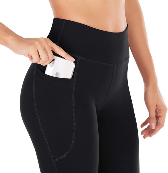 Hoge Taille Flared Legging voor Dames - Comfortabele Yoga Broek met Wijde Pijpen voor Fitness en Casual Gebruik — afbeelding 4
