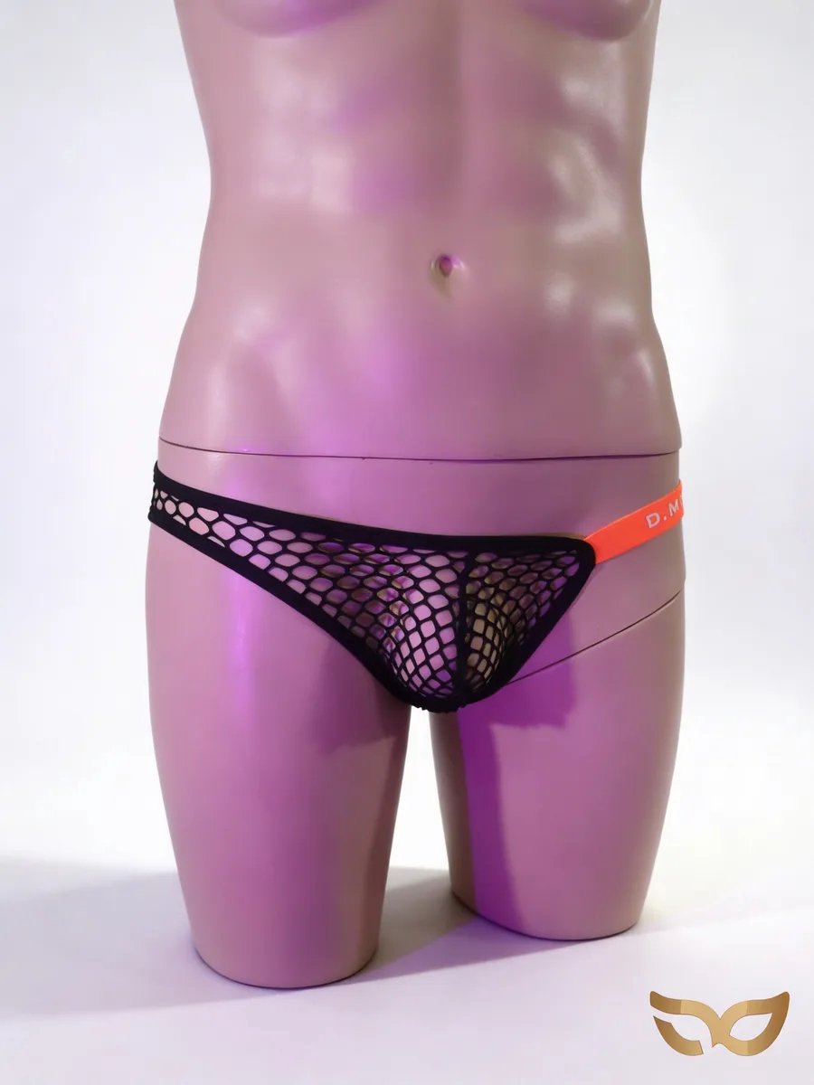 MySecretNL Fishnet Boxer - Jocks - Heren - Zwart - Maat L