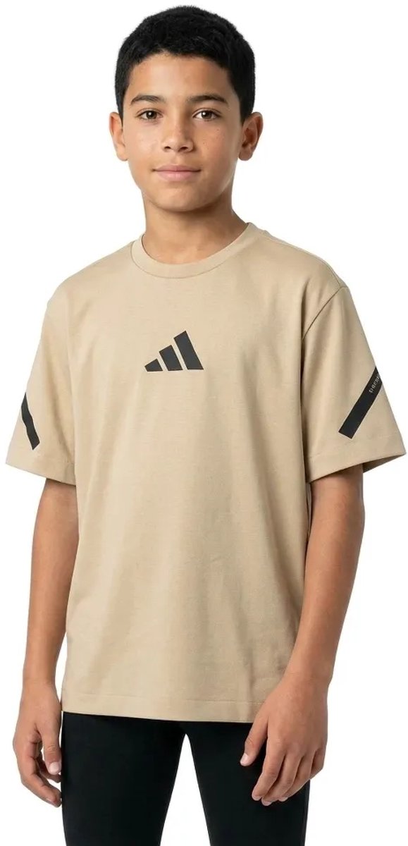 Adidas Z.n.e T-shirt Met Korte Mouwen 9-10 Years Kinderen Zwart