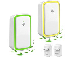 VH Supplies® Ozon Generator - Ozon - Generator - Wit - 6 x 3 x 10 cm - 2 Stuks