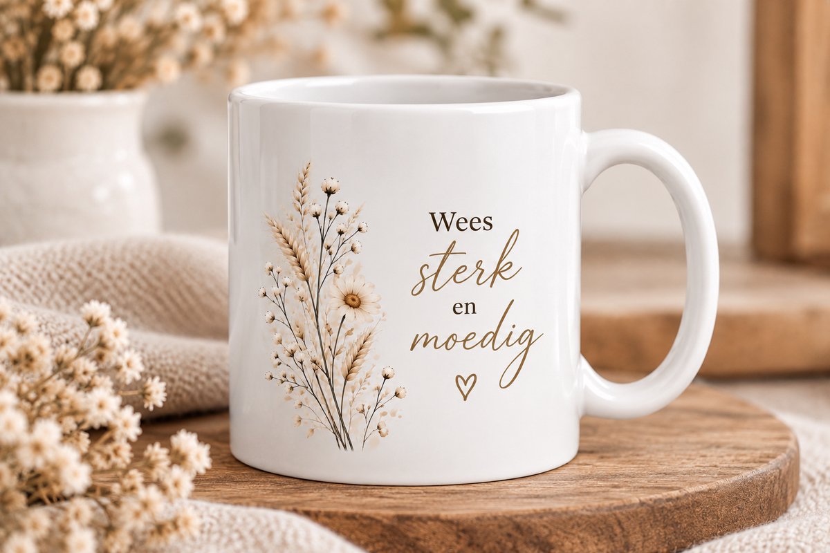 Mok- Christelijke Mok – Kerst cadeau - Koffiemok – Cadeau vriendin –Bijbel – Bijbeltekst Mok – Bemoedigingscadeau – Christelijk Cadeau – Cadeau bij ziekte – Cadeau bij verdriet – Cadeau Vrouw Man