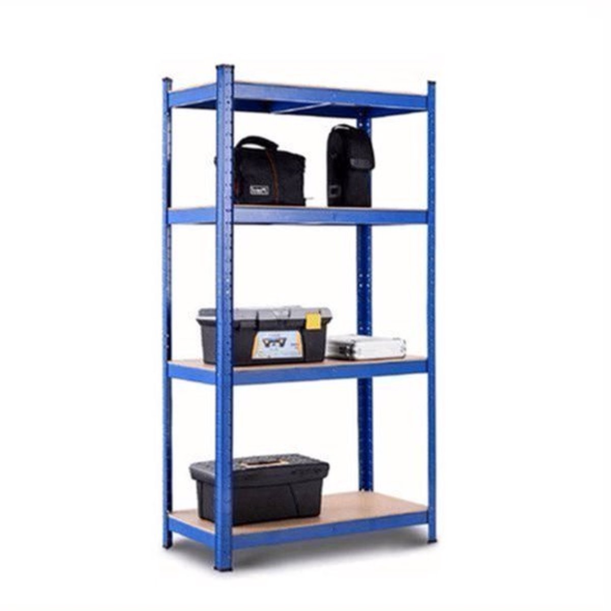 Heavy-Duty Stelling – Opslagrek – Metaal Rek – Werkplaats Rek – Kelder Rek – 720 Kg Draagkracht – 80 x 40 x 160 cm – Boltless Montage