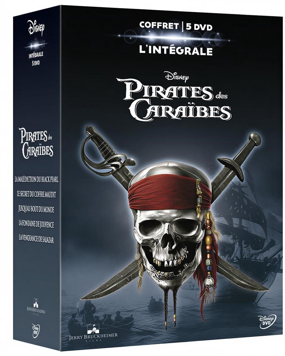 Pirates Of The Caribbean 1 - 5 (DVD)