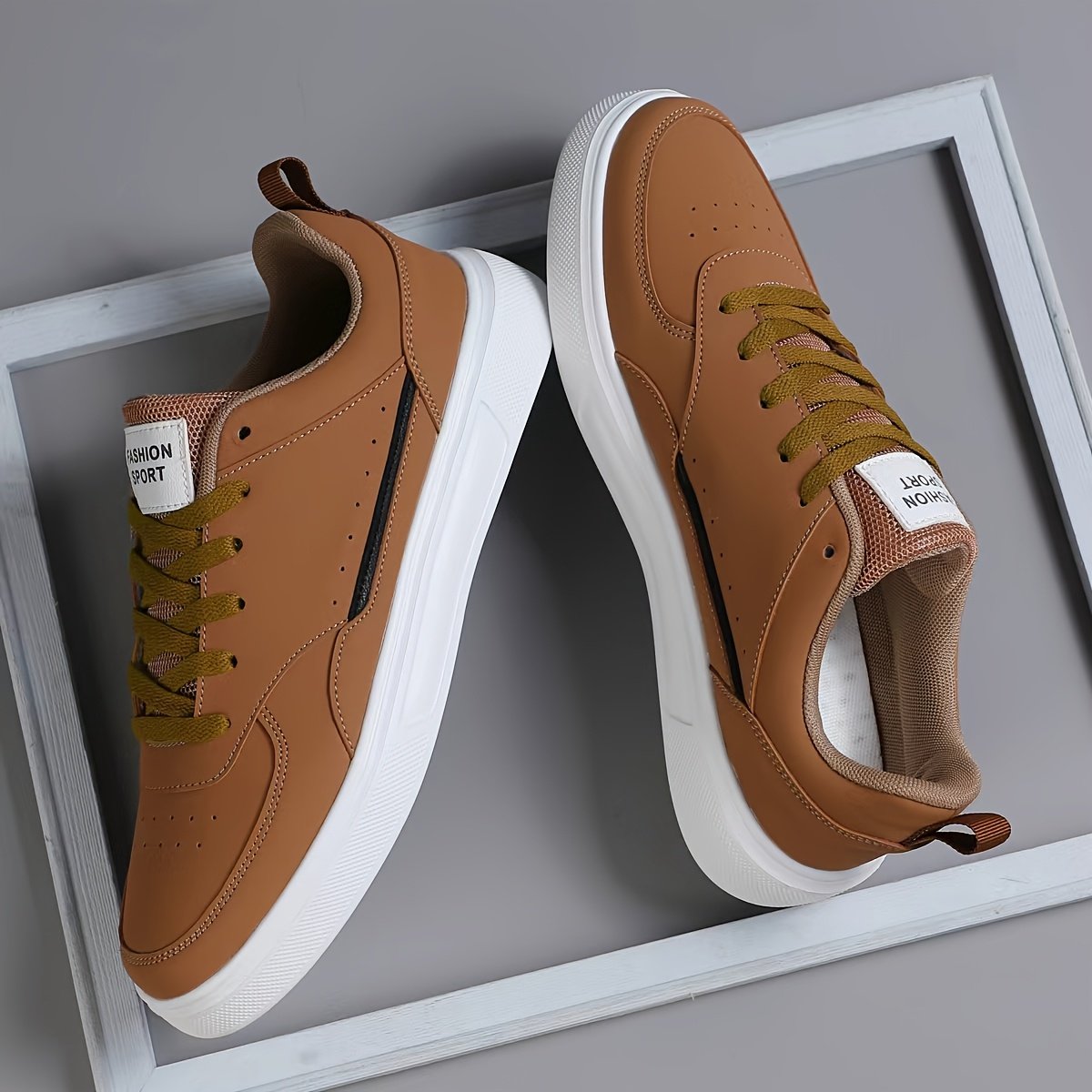 Currero Schoenen Heren Sneakers Comfortabel Wandelschoenen Casual Volwassenen Donkergrijs 44