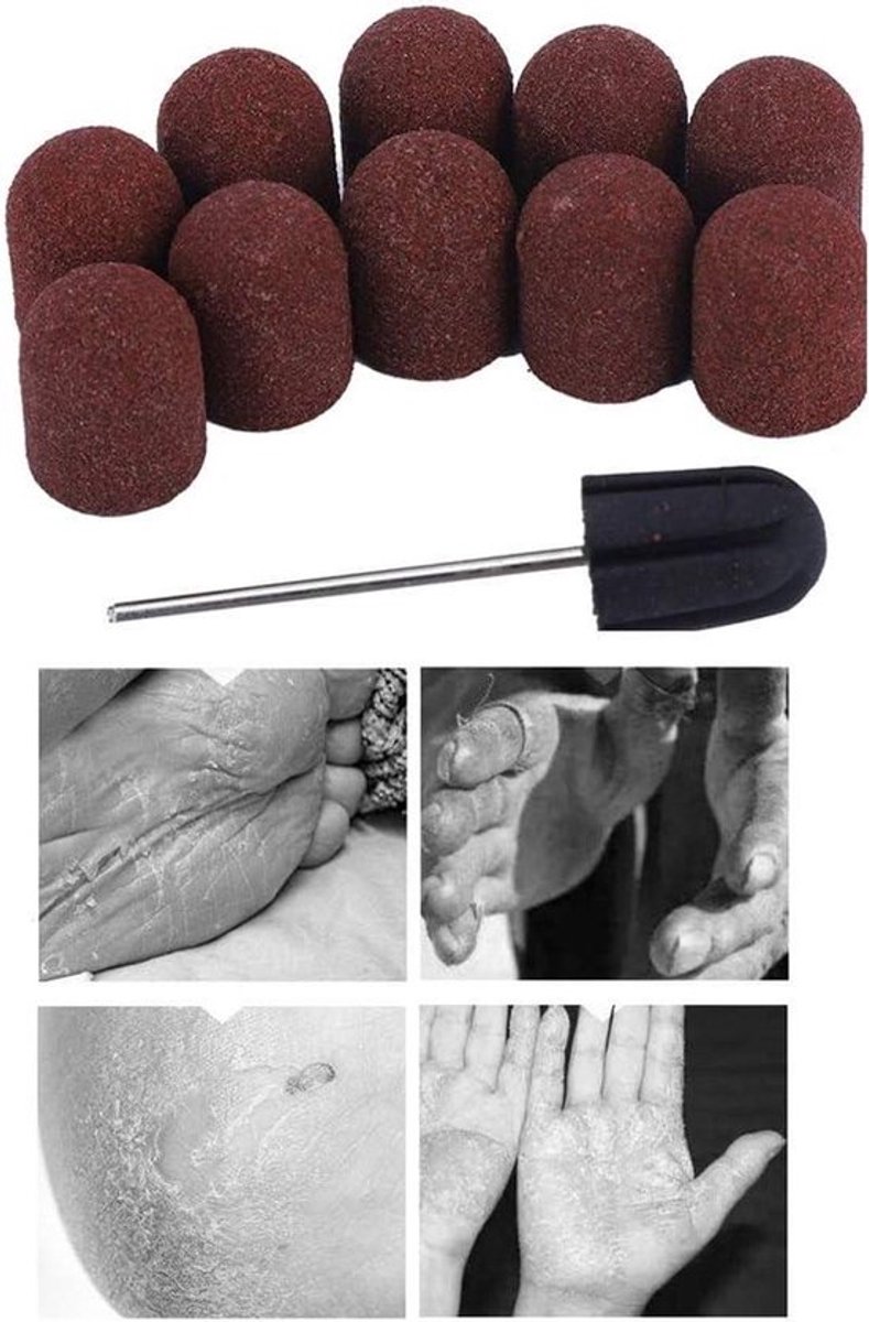 Allecto Plus - Nail Slijpen Hoofd Set van 10 stuks | Nagel Schuren en Polijst