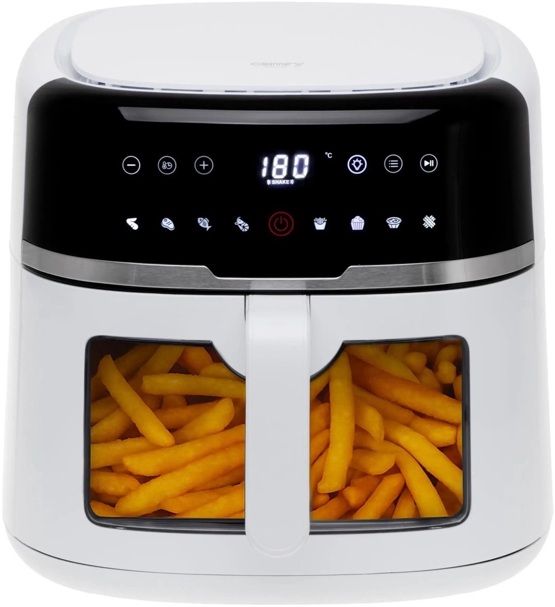 G&G airfryer - Heteluchtfriteuse - Airfryers - Heteluchtoven - Oven - XXL - Met venster - 9 Programma's - 2500W - Verlichting