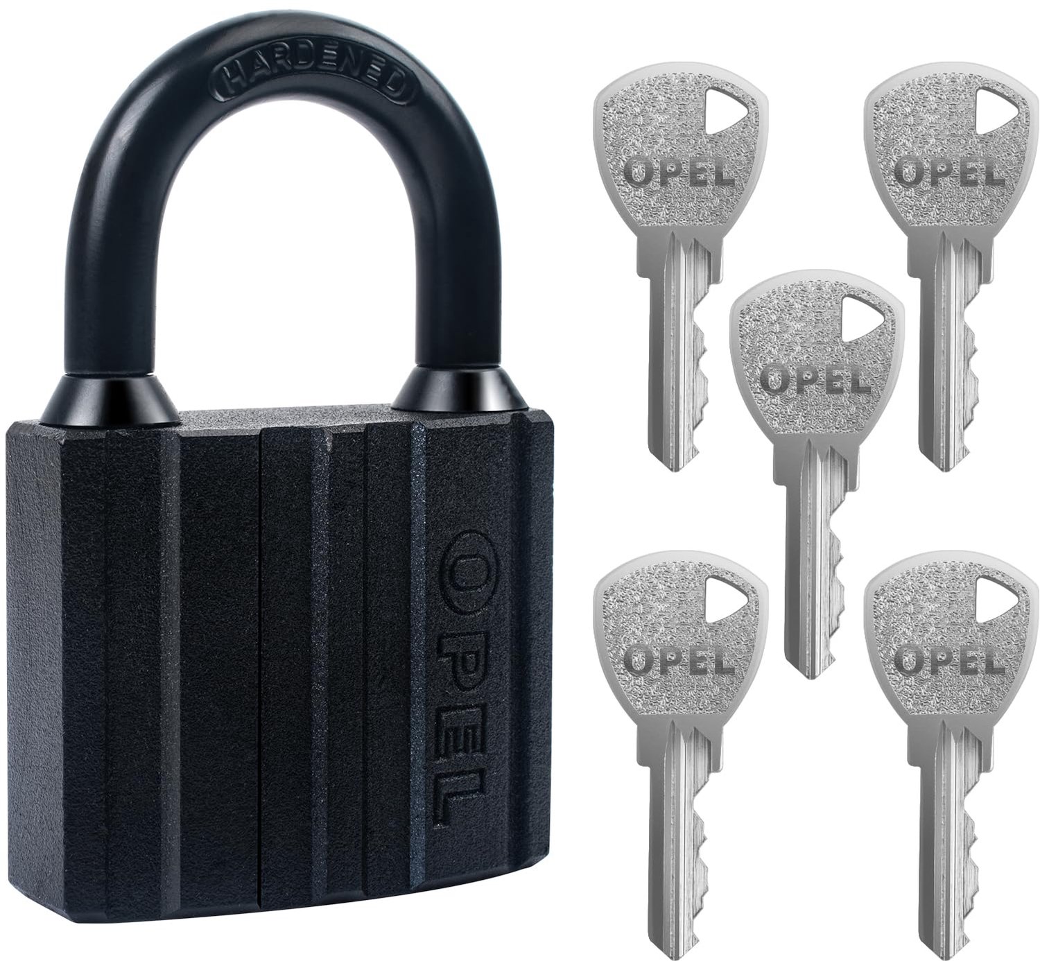 Hangslot Zwaar Uitgevoerd - Hangslot met Sleutels - Hangslot voor Schuur - Hangslot voor Garage - Hangslot voor Container - 40mm Hoogwaardig Staal - Veiligheidslot