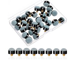 Set van 30 Vervangende Biljartstick Tips 12/13 mm